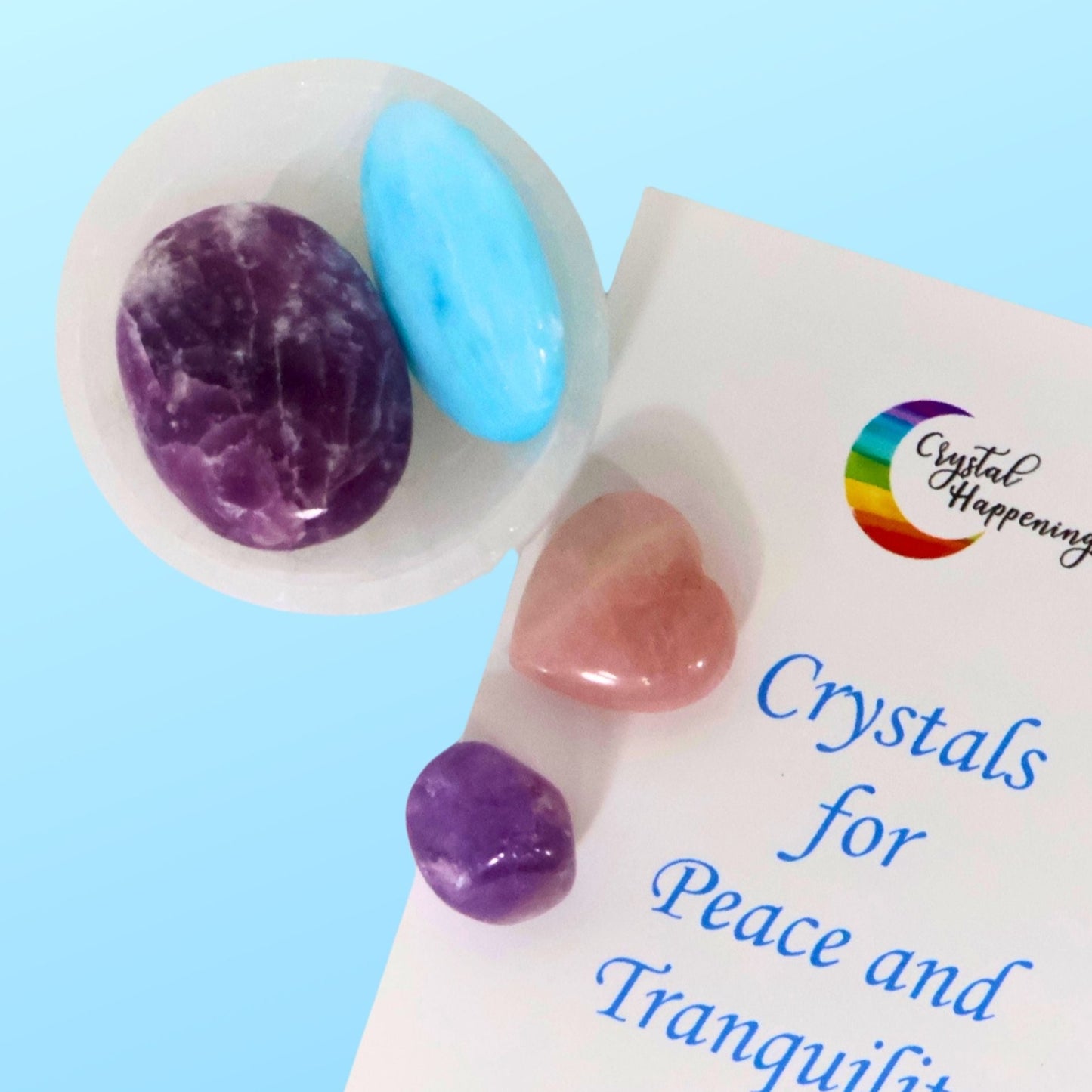 Deluxe Set of Crystals for Peace & Tranquility