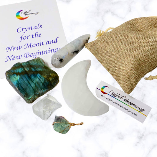 Deluxe Set of Crystals for The New Moon & New Beginnings