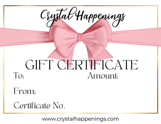 Crystal Happenings Gift Card