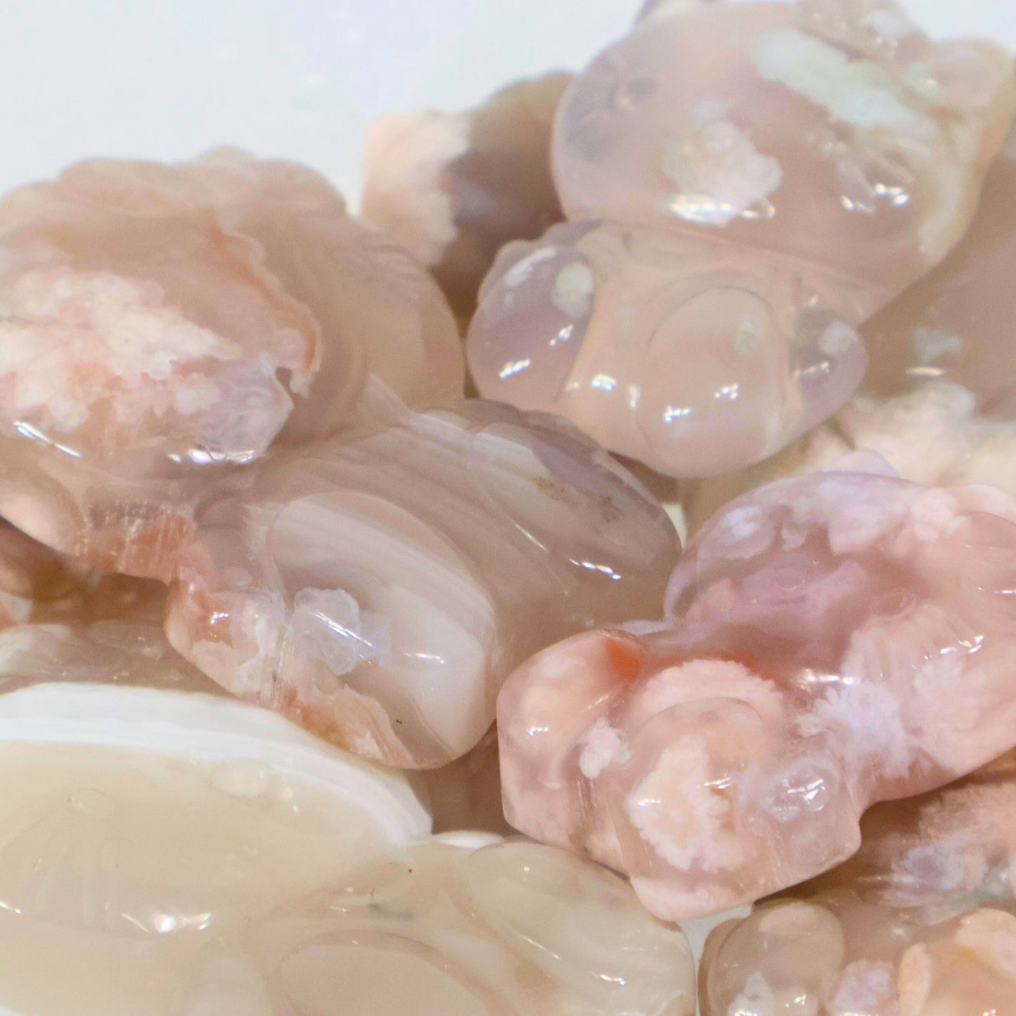 Flower Agate Crystal Hello Kitty