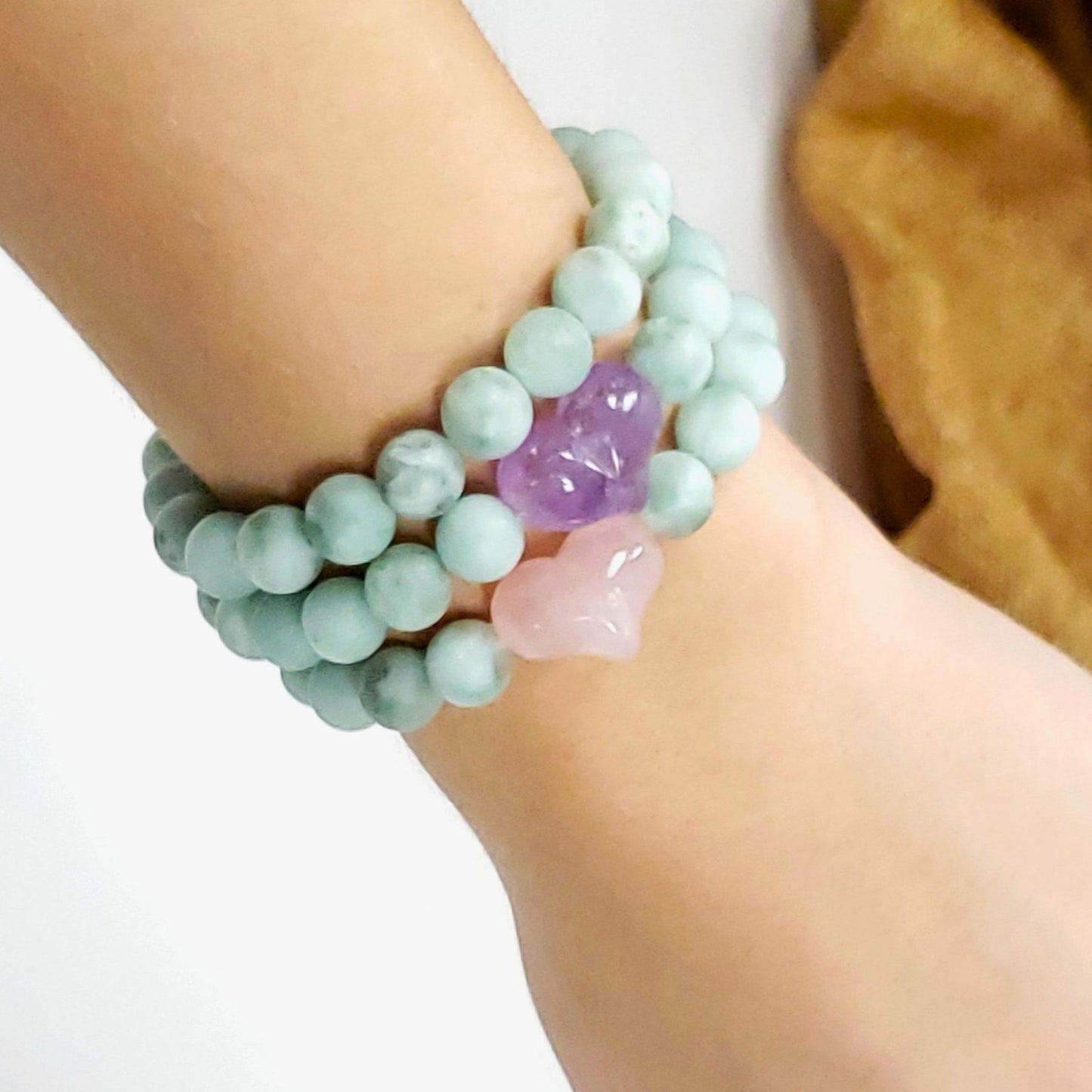 Garnierite 'Green Moonstone' Bracelet - Choose your style