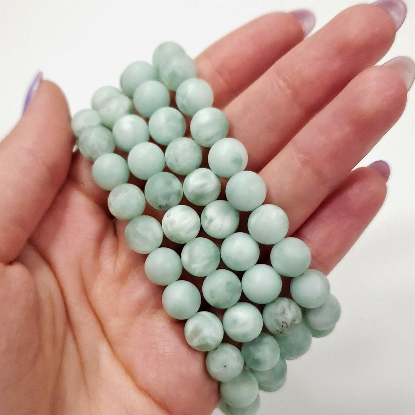 Garnierite 'Green Moonstone' Bracelet - Choose your style