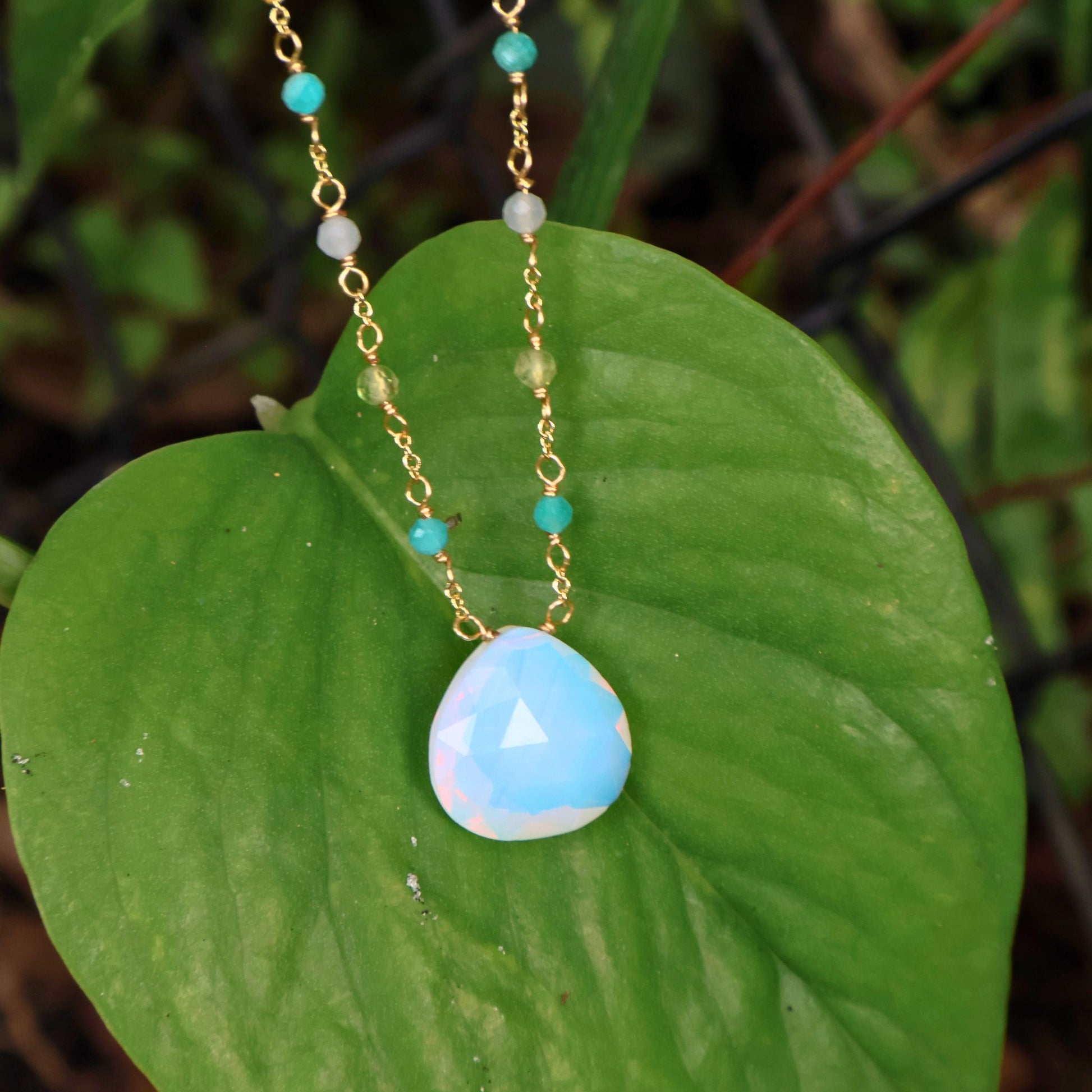 Opalite and Peridot for Emotional Support and Detoxification
