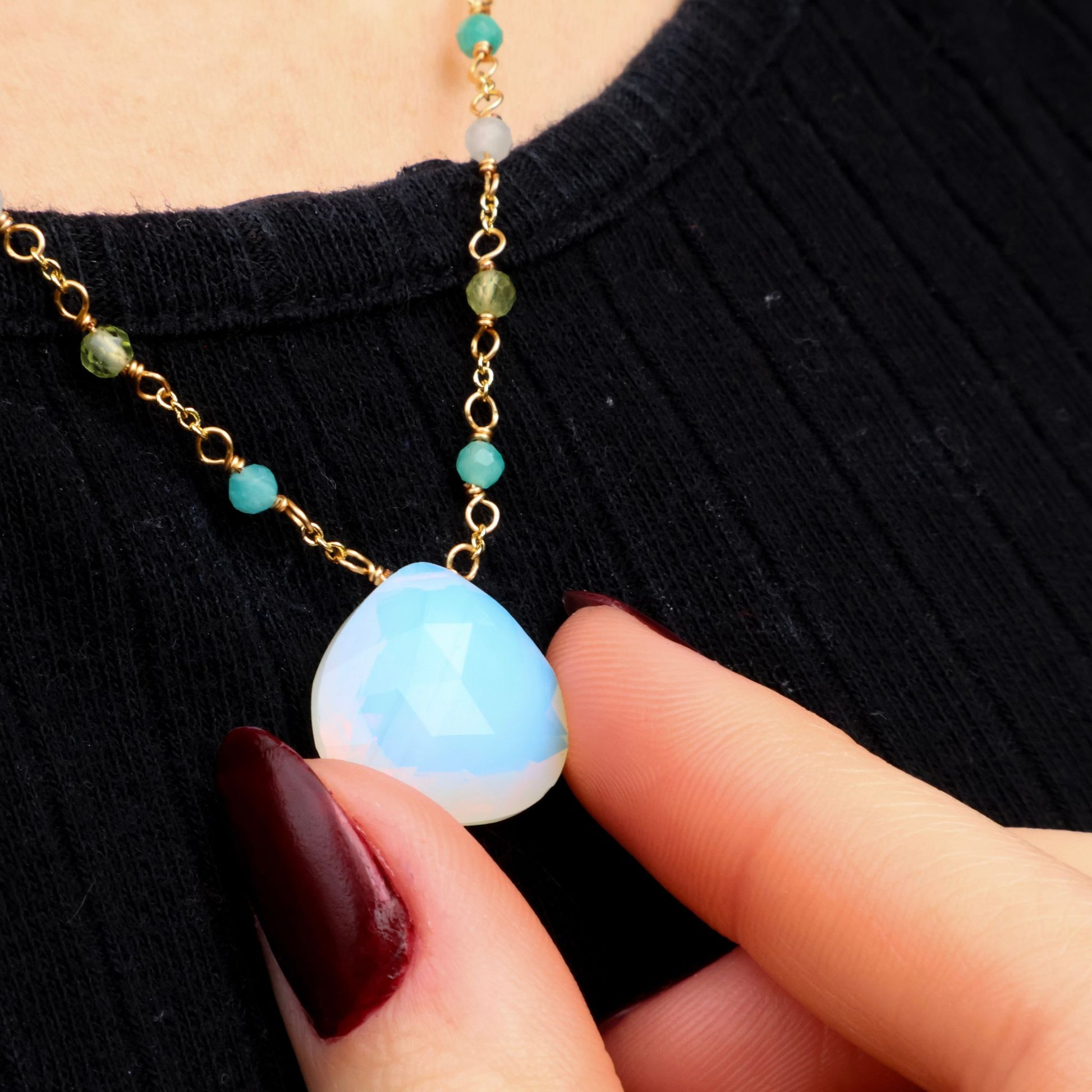 Opalite and Amazonite for Emotional Balance