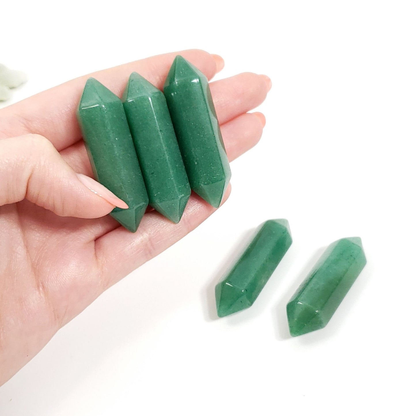 Small Green Aventurine Double Terminated Point – Crystal for Growth, Calm & Opportunity