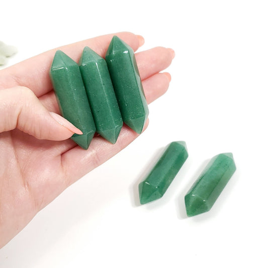 Small Green Aventurine Double Terminated Point – Crystal for Growth, Calm & Opportunity