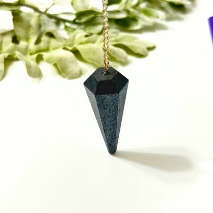 Hematite Pendulum for Grounding and Clarity