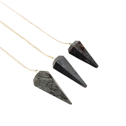 Hematite Pendulum for Grounding and Clarity