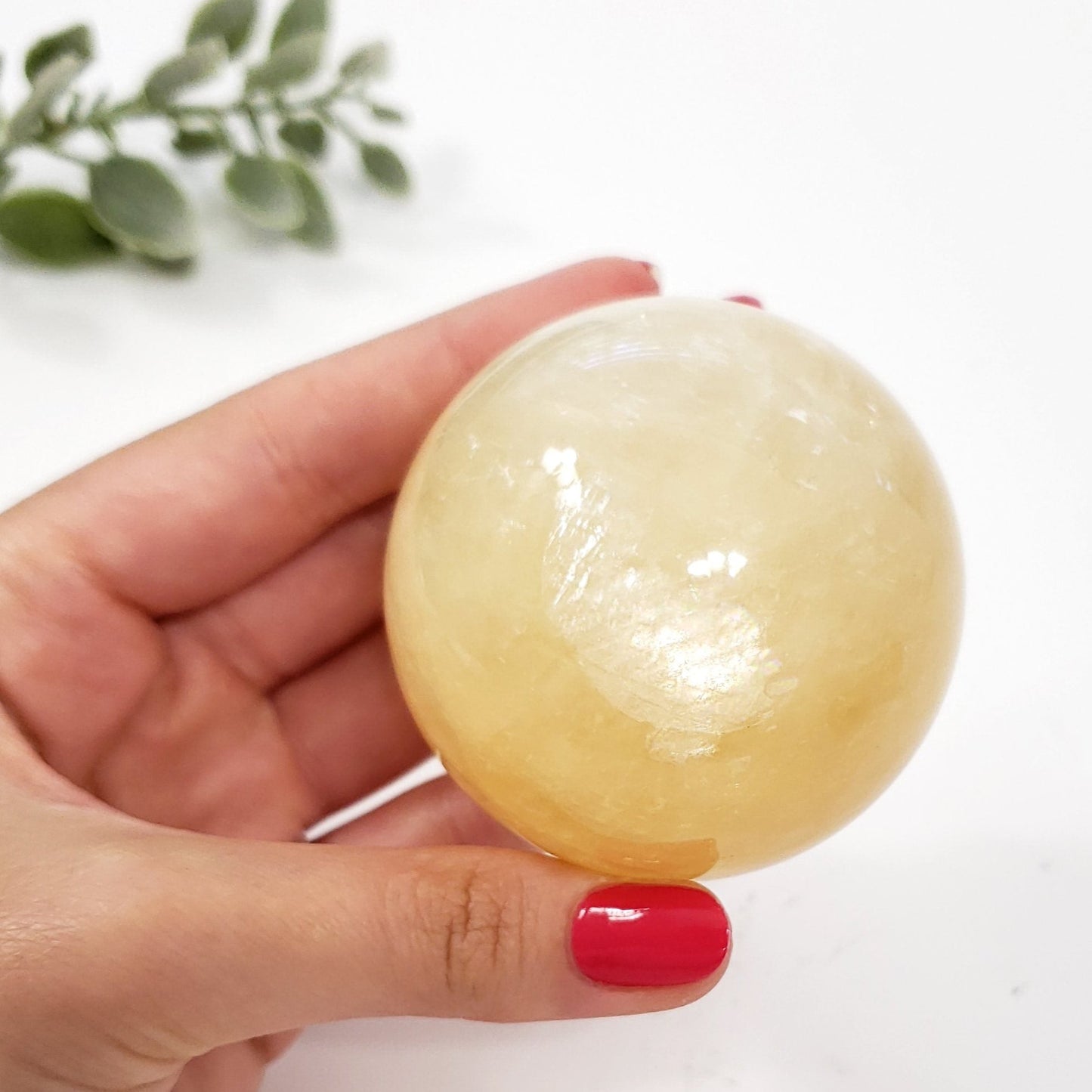 Honey Calcite Spheres – Radiating Warmth, Confidence, and Abundance