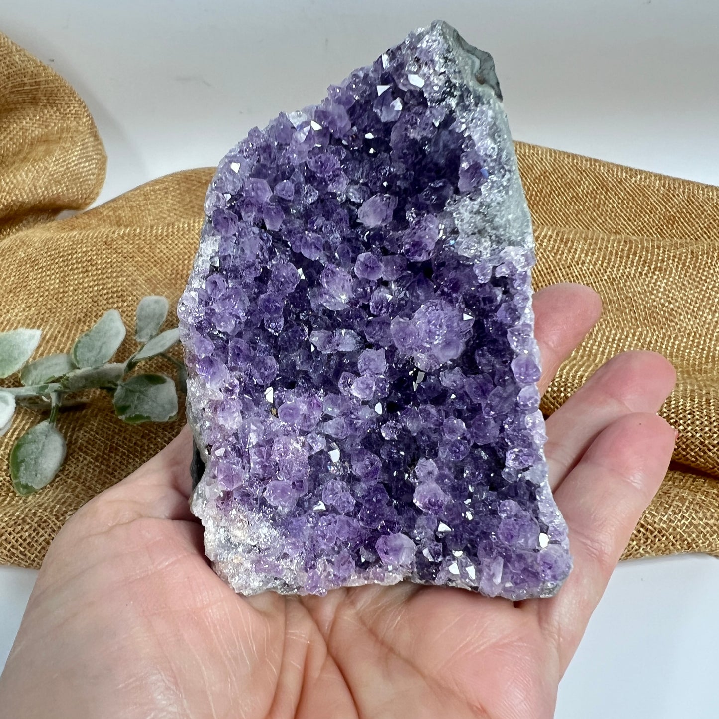 Amethyst Cluster for Calm, Clarity and Balance