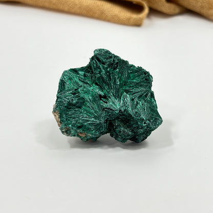Fibrous Malachite Crystal – Natural Formation (52 × 44 × 20 mm)