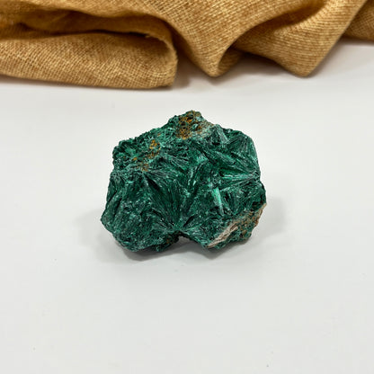 Fibrous Malachite Crystal – Natural Formation (52 × 44 × 20 mm)