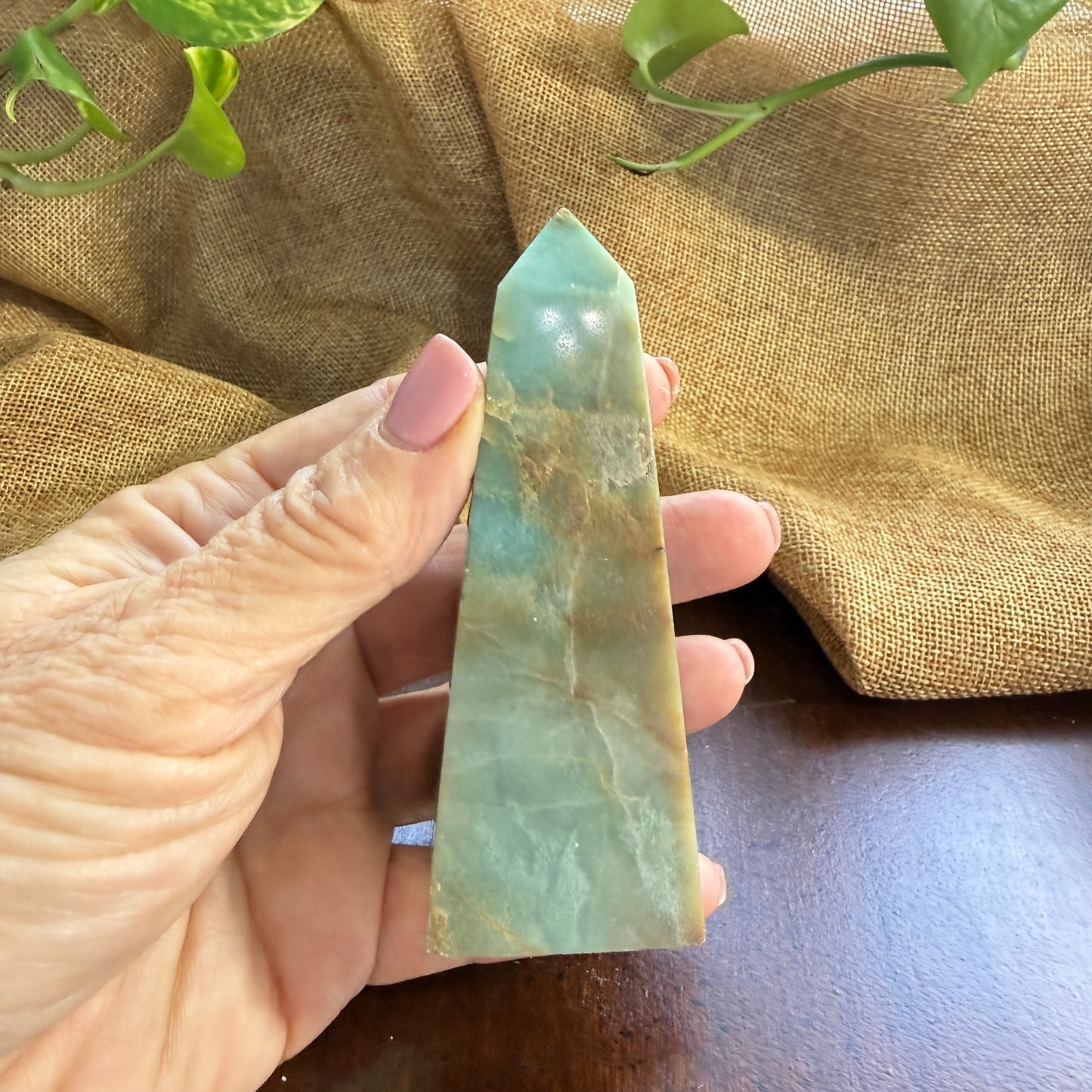Caribbean Calcite Tower for Presence and Peaceful Reflection