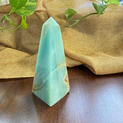 Caribbean Calcite Tower for Calm, Clarity and Emotional Balance
