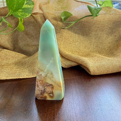 Caribbean Calcite Tower for Calm, Clarity and Emotional Balance