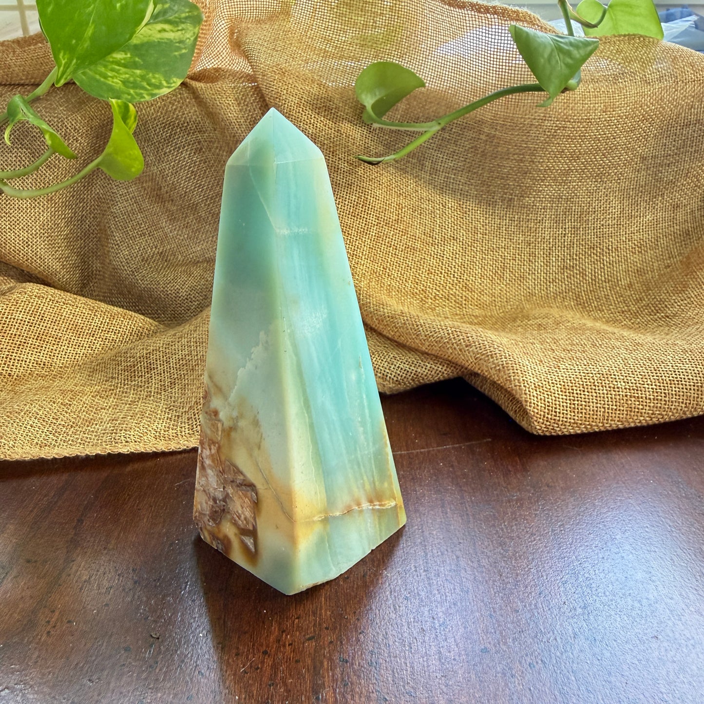 Caribbean Calcite Tower for Calm, Clarity and Emotional Balance