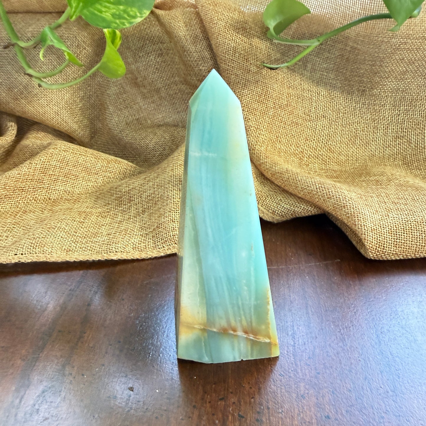 Caribbean Calcite Tower for Calm, Clarity and Emotional Balance
