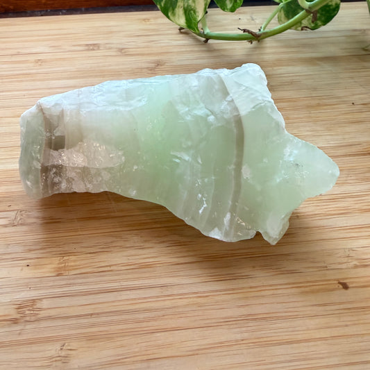Natural Mint Green Calcite | One-of-a-Kind Crystal for Renewal and Peaceful Living