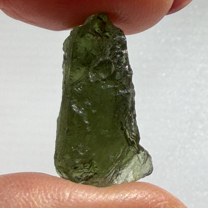 Natural Chlum Moldavite Crystal – 2.35g Czech Tektite