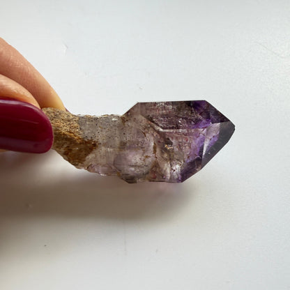 Shangaan Amethyst Scepter with Hematite Inclusions