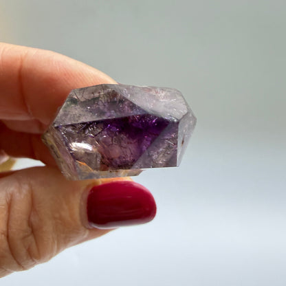 Shangaan Amethyst Scepter with Hematite Inclusions