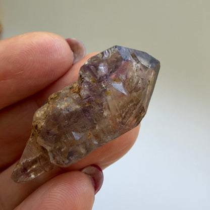 Rustic Shangaan Amethyst Scepter with Natural Inclusions