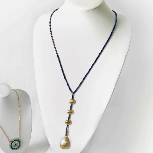 Lapis lazuli protection necklace