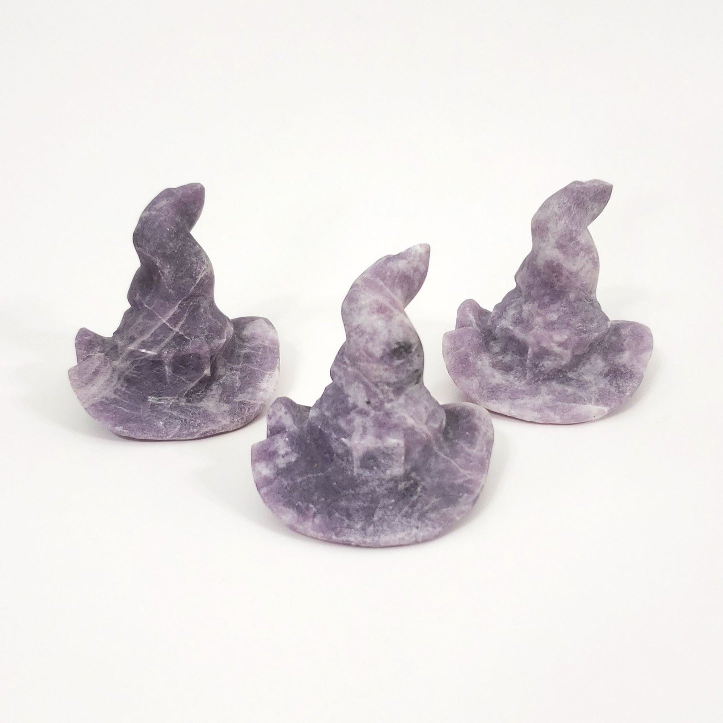 Lepidolite Witch Hat – Embrace the Magic of Tranquility