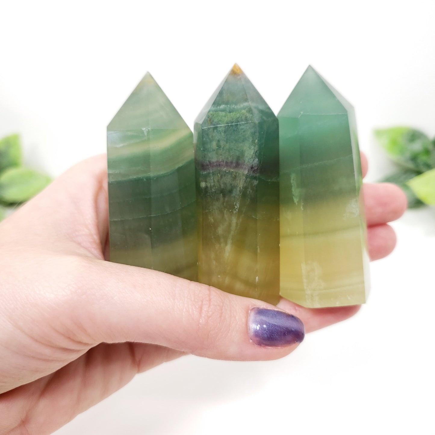 Mango Fluorite Point | Rare Natural Crystal for Clarity & Renewal