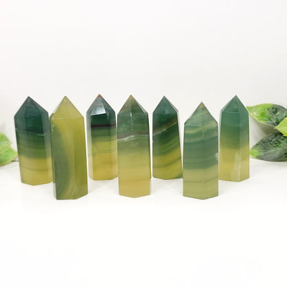 Mango Fluorite Point | Rare Natural Crystal for Clarity & Renewal