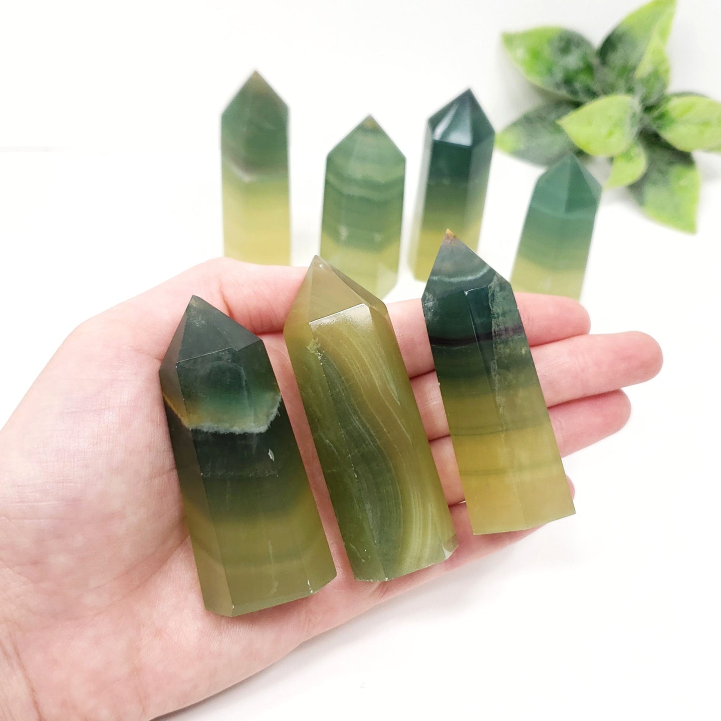 Mango Fluorite Point | Rare Natural Crystal for Clarity & Renewal