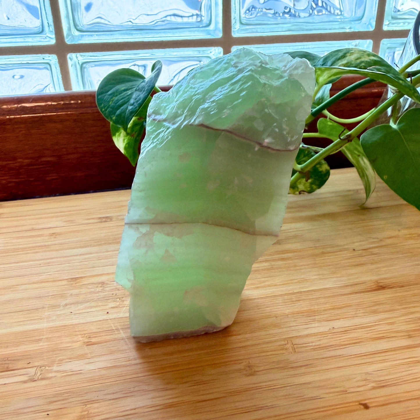 Natural Mint Green Calcite | Crystal for Renewal, Balance and Peaceful Living