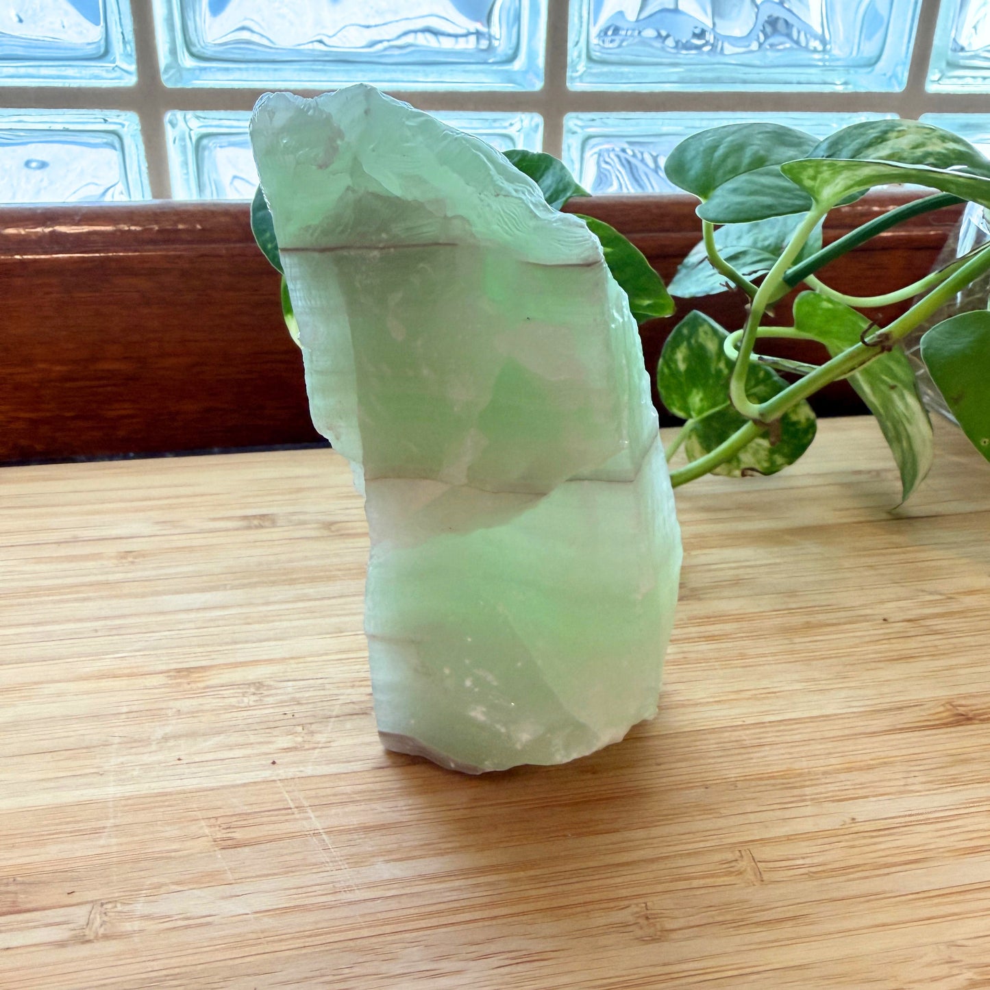 Natural Mint Green Calcite | Crystal for Renewal, Balance and Peaceful Living