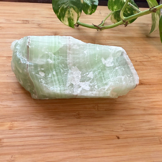 Natural Mint Green Calcite | Crystal for Renewal, Balance and Peaceful Living