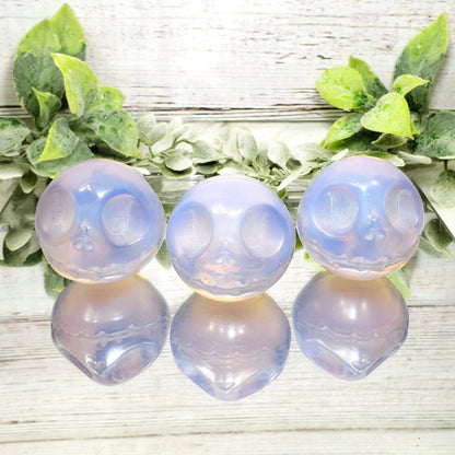 Pink Opalite Jack Skellington Sphere