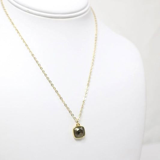 Simple Pyrite Necklace