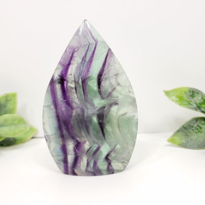 Rainbow Fluorite Flame for Clarity, Balance and Creative Inspiration