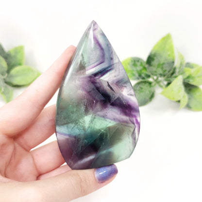 Bright Rainbow Fluorite Flame for Calm and Clarity
