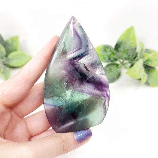 Bright Rainbow Fluorite Flame for Calm and Clarity