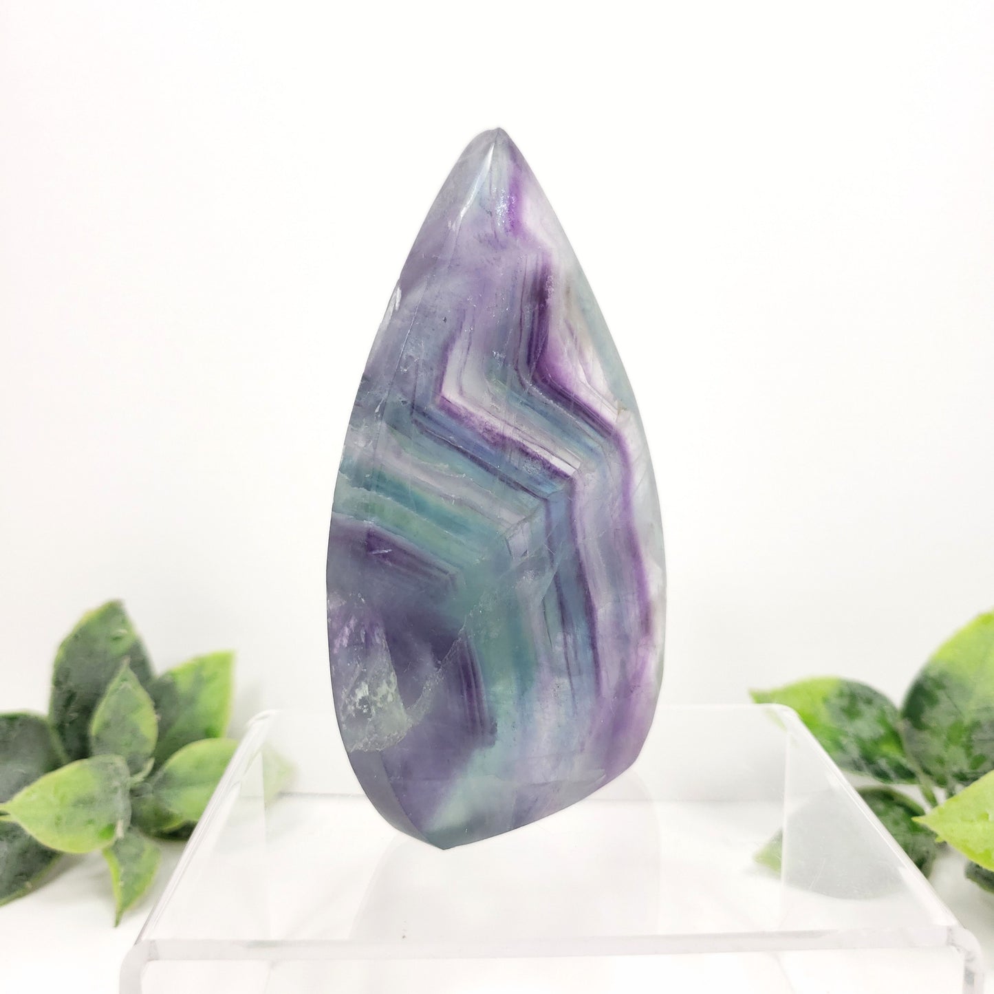 Rainbow Fluorite Flame for Clarity, Balance and Creative Inspiration