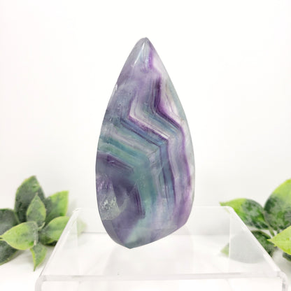 Rainbow Fluorite Flame for Clarity, Balance and Creative Inspiration