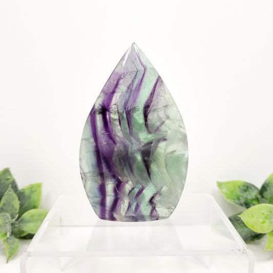 Rainbow Fluorite Flame for Clarity, Balance &amp; Creative Focus