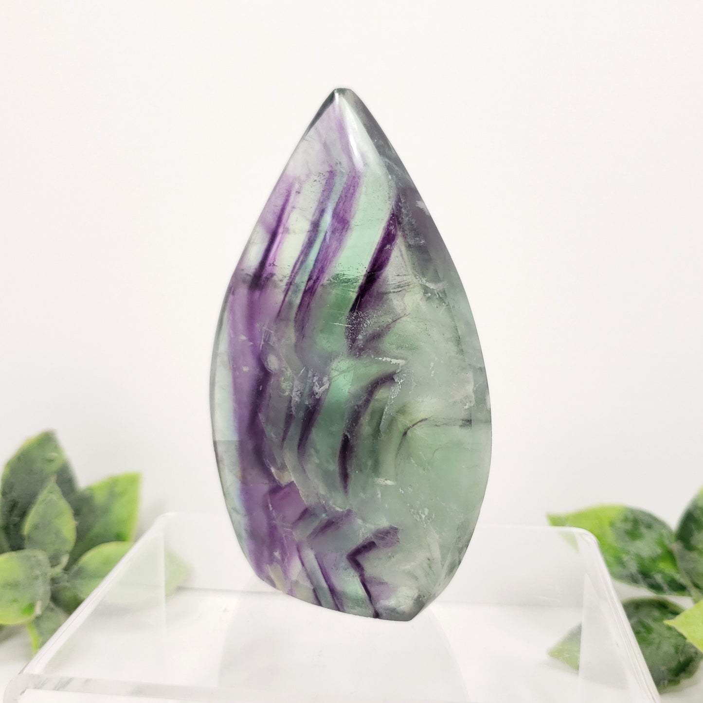Rainbow Fluorite Flame for Clarity, Balance &amp; Creative Focus