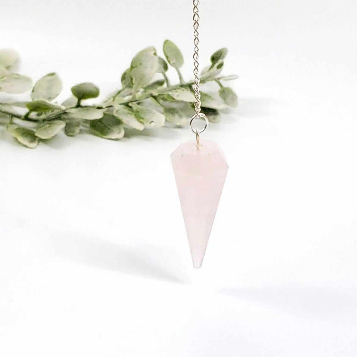 Rose Pendulum Rose Quartz Pendulum for Love, Clarity & Emotional Healing – Crystal ...