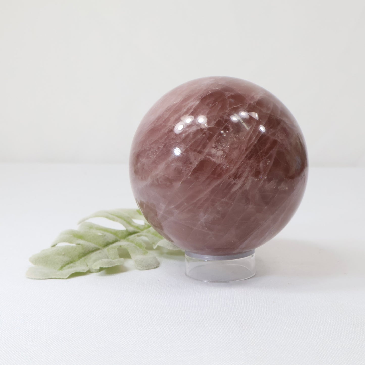 Purple Rose Quartz 80mm Sphere