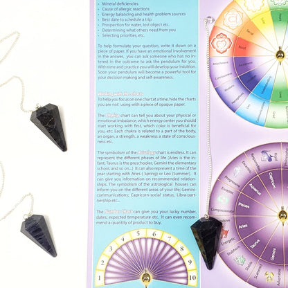 Shungite Pendulum – Grounding, EMF Protection & Energetic Cleansing