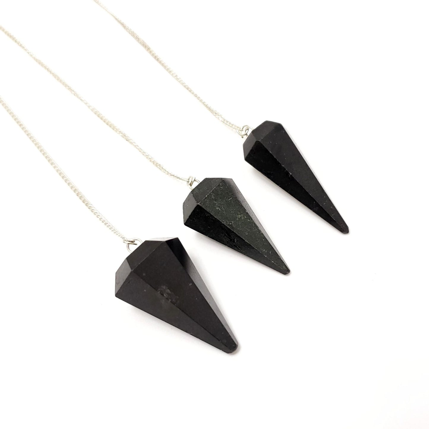 Shungite Pendulum – Grounding, EMF Protection & Energetic Cleansing