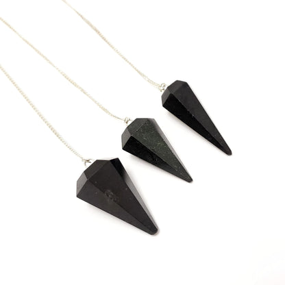 Shungite Pendulum – Grounding, EMF Protection & Energetic Cleansing