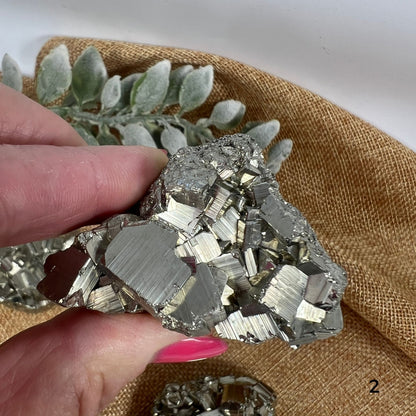 Small Natural Pyrite Cluster – Protection, Confidence & Prosperity