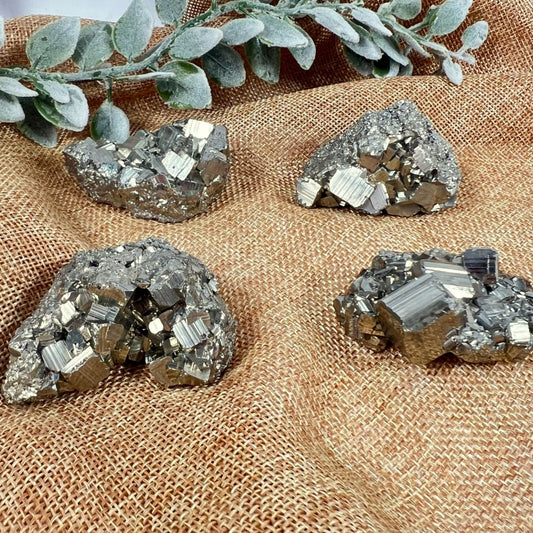 Small Natural Pyrite Cluster – Protection, Confidence & Prosperity